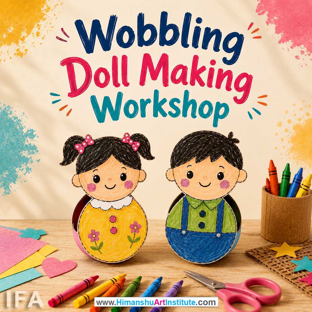 Wobbling Doll Making Workshop for Kids and Children Wobbling Doll Making Workshop for Kids and Children in Delhi, Online Wobbling Doll Making Workshp for Kds, Best Art & Craft Workshop for Children near Me