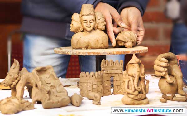 Professional Certificate Course in Clay Modeling, Clay Modeling Hobby Classes, Online Clay Modeling Classes,  Clay Modeling Course, Online Best Clay Modeling Classes, Best Clay Modeling Institute in Delhi, India