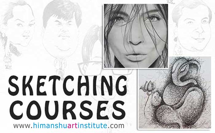 Online Sketching Courses, Online Drawing Classes, Freehand Drawing Classes, Perspective Drawing Classes, Object Drawing Classes, Drawing Classes for Beginners, Composition Drawing Classes, BFA Entrance Exam Classes, Online Best Sketching Classes in Delhi, India