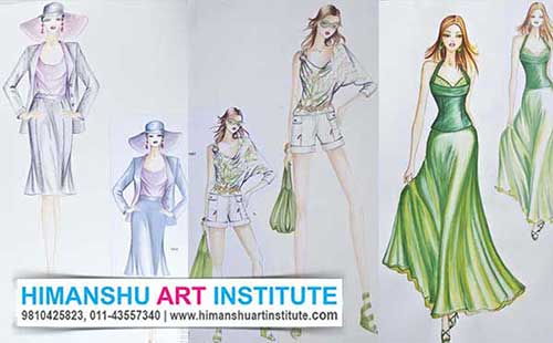 Fashion Illustration Classes in Delhi, Online Fashion Sketching Classes, Fashion Illustration Course, Fashion Drawing Classes, Fashion Sketching Classes for Fashion Designers, Best Fashion Illustration Drawing Classes in Delhi, India