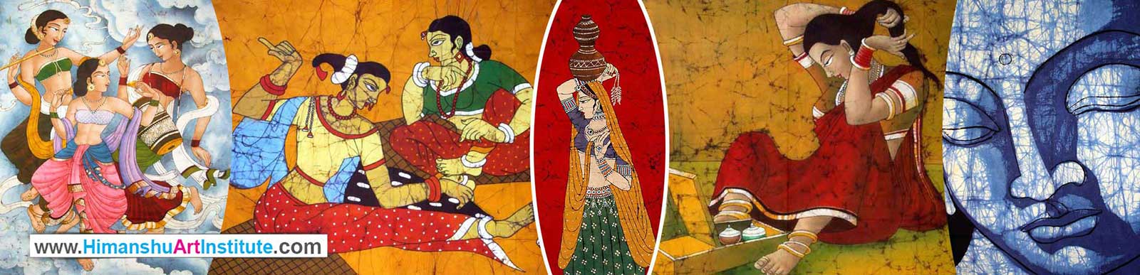 Online Batik Painting Certificate Course, Batik Painting Classes, Online Batik Painting Classes, Indian Art Courses, Indian Traditional Art, Indian Folk Art Classes, Indian Painting, Indian Art Classes for Foreigners in Delhi, India