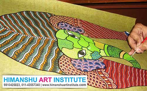 Gond Painting Classes, Batik Art Classes, Gond Art Certificate Course, Indian Traditional Art, Indian Folk Art, Indian Art Courses for Foreigners, Gond Art Classes for Foreigners