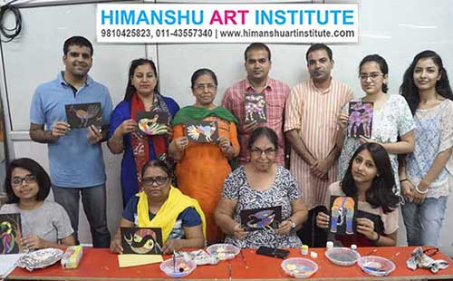 Gond Painting Classes, Batik Art Classes, Gond Art Certificate Course, Indian Traditional Art, Indian Folk Art, Indian Art Courses for Foreigners, Gond Art Classes for Foreigners