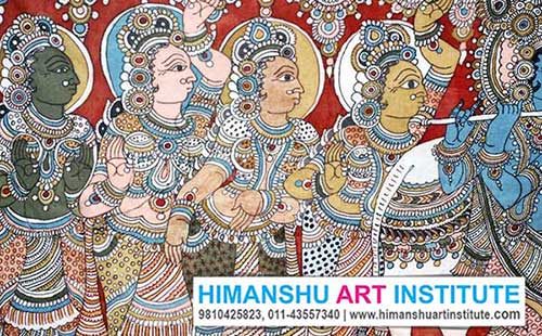 Kalamkari Painting Classes, Kalamkari Art Classes, Kalamkari Painting Certificate Course, Indian Traditional Art, Indian Folk Art, Indian Art Courses for Foreigners, Kalamkari Painting Classes for Foreigners