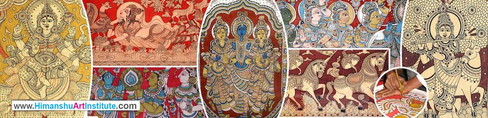 Online Kalamkari Painting Certificate Course, Kalamkari Painting Classes, Online Kalamkari Painting Classes, Kalamkari Art Classes, Indian Art Courses, Indian Traditional Art, Indian Folk Art Classes, Indian Painting, Indian Art Classes for Foreigners in Delhi, India