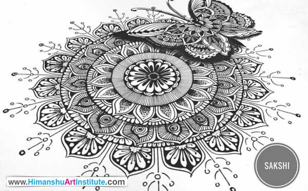 Mandala Painting Classes, Mandala Art Classes, Mandala Art Certificate Course, Indian Traditional Art, Indian Folk Art, Indian Art Courses for Foreigners, Mandala Art Classes for Foreigners