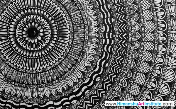 Mandala Painting Classes, Mandala Art Classes, Mandala Art Certificate Course, Indian Traditional Art, Indian Folk Art, Indian Art Courses for Foreigners, Mandala Art Classes for Foreigners