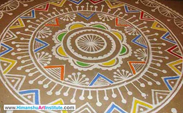 Mandala Painting Classes, Mandala Art Classes, Mandala Art Certificate Course, Indian Traditional Art, Indian Folk Art, Indian Art Courses for Foreigners, Mandala Art Classes for Foreigners