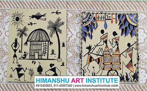 Warli Painting Classes, Warli Art Classes, Warli Painting Certificate Course, Indian Traditional Art, Indian Folk Art, Indian Art Courses for Foreigners, Warli Painting Classes for Foreigners