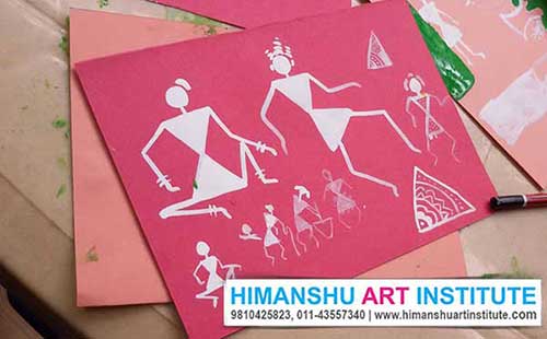 Warli Painting Classes, Warli Art Classes, Warli Painting Certificate Course, Indian Traditional Art, Indian Folk Art, Indian Art Courses for Foreigners, Warli Painting Classes for Foreigners