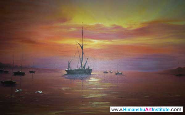 Online Professional Certificate Course in Oil & Acrylic Painting, Oil & Acrylic Painting Classes in Delhi, Oil Painting Classes, Acrylic Painting Classes, Online Best Oil & Acrylic Painting Classes in Delhi, India